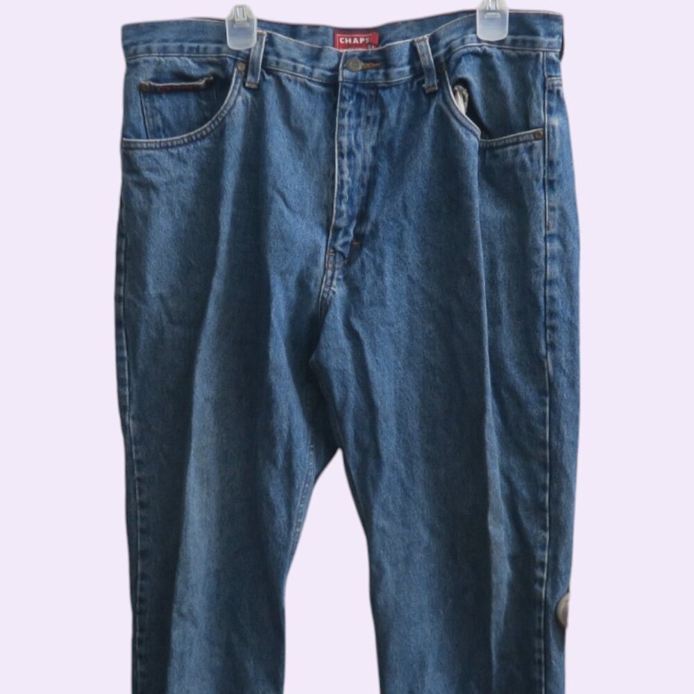Chaps Denim True American Brand men's jeans in blue size 38X30.
